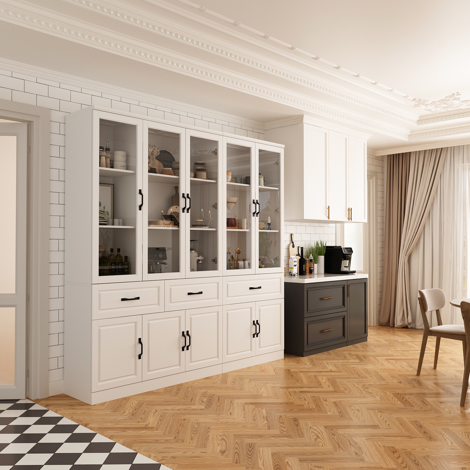 Cabinet online bookcase combo