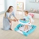 preview thumbnail 9 of 49, 6 in 1 Foldable Baby Walker with Adjustable Height - 28" L x 24" W x 19.5" H