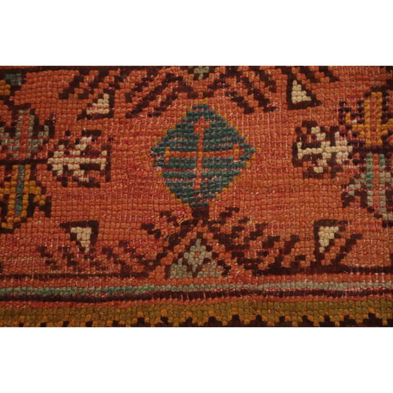 Hand Knotted Oriental 100% Wool Carpet Transitional Geometric Yellow & Gold Oushak Area Rug - 12' 0'' X 10' 9''
