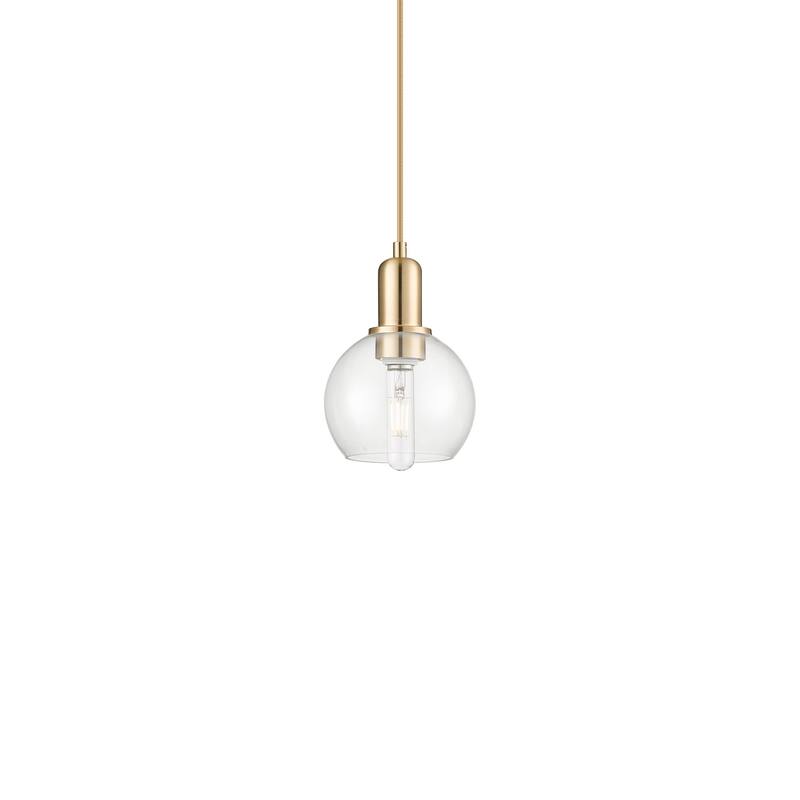 Innovations Lighting 716-1P-9-6 Athens Pendant Athens 6" Wide Mini - Champagne Bronze / Clear