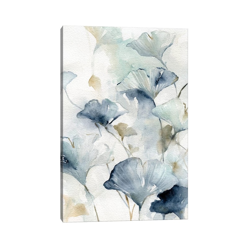 iCanvas "Indigo Gingko II" by Carol Robinson Canvas Print