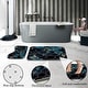 preview thumbnail 17 of 29, 4 Pcs Bathroom Shower Curtain Set,Bathroom Sets with Rugs