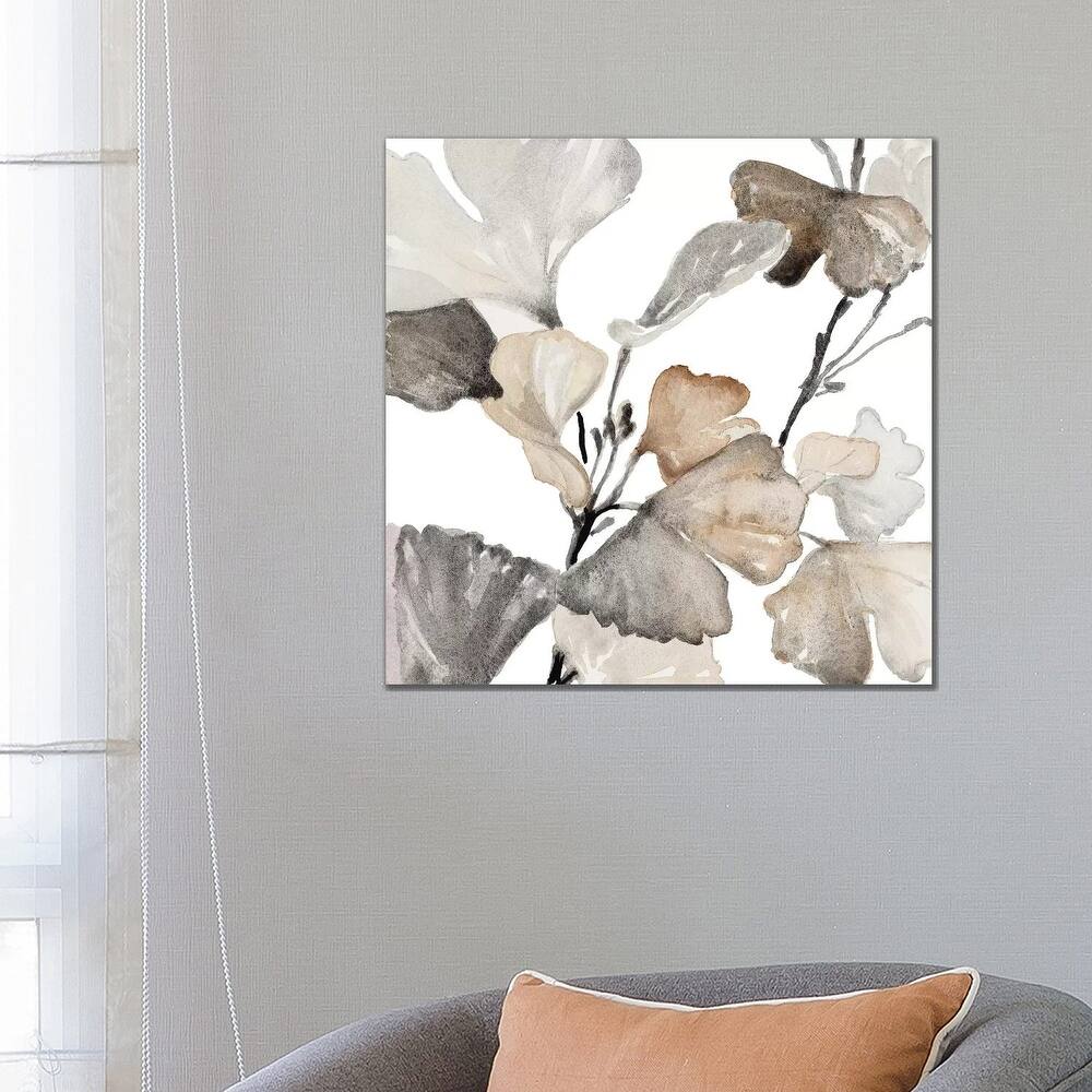 iCanvas "Neutral Ginko Stems II" by Lanie Loreth Canvas Print