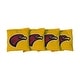 preview thumbnail 1 of 1, Louisiana Monroe Warhawks Yellow Cornhole Bags All-Weather Resin Filled