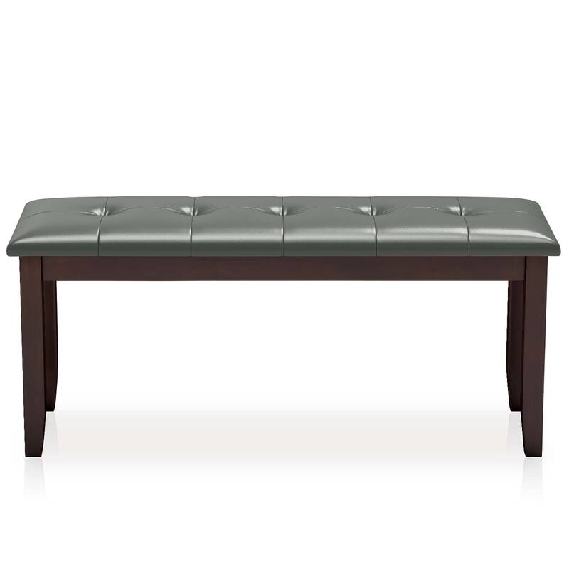 Gymax Upholstered Dining Bench w/Padded Seat for Kitchen Bedroom