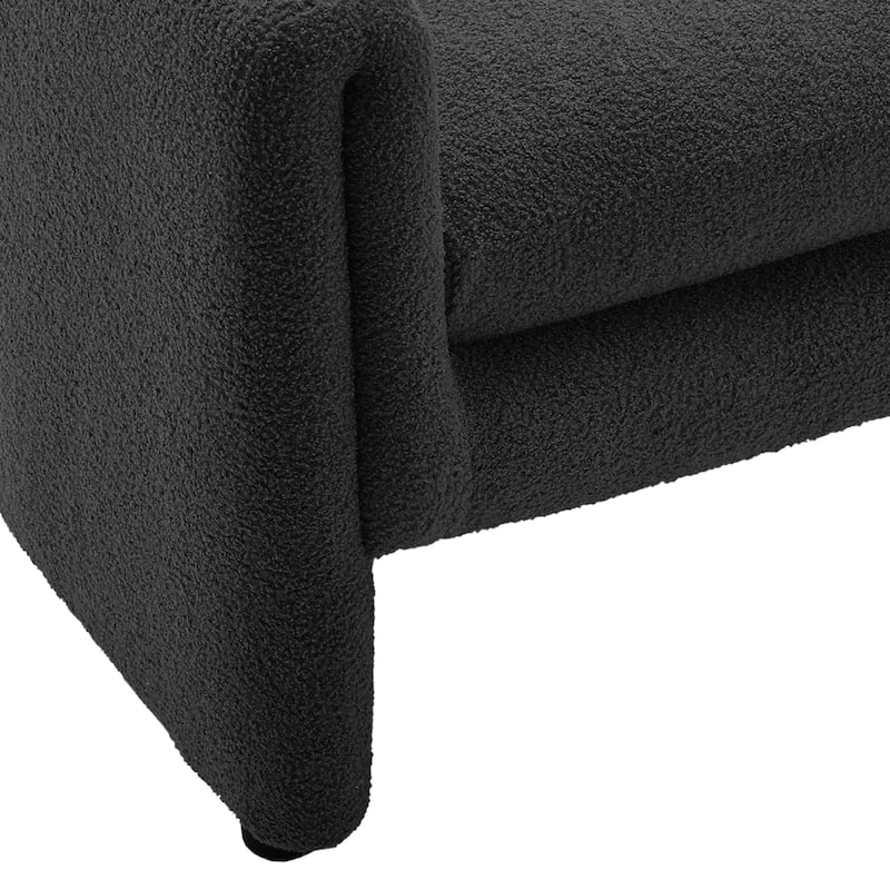 2 Set Modern Upholstered Barrel Accent Chair