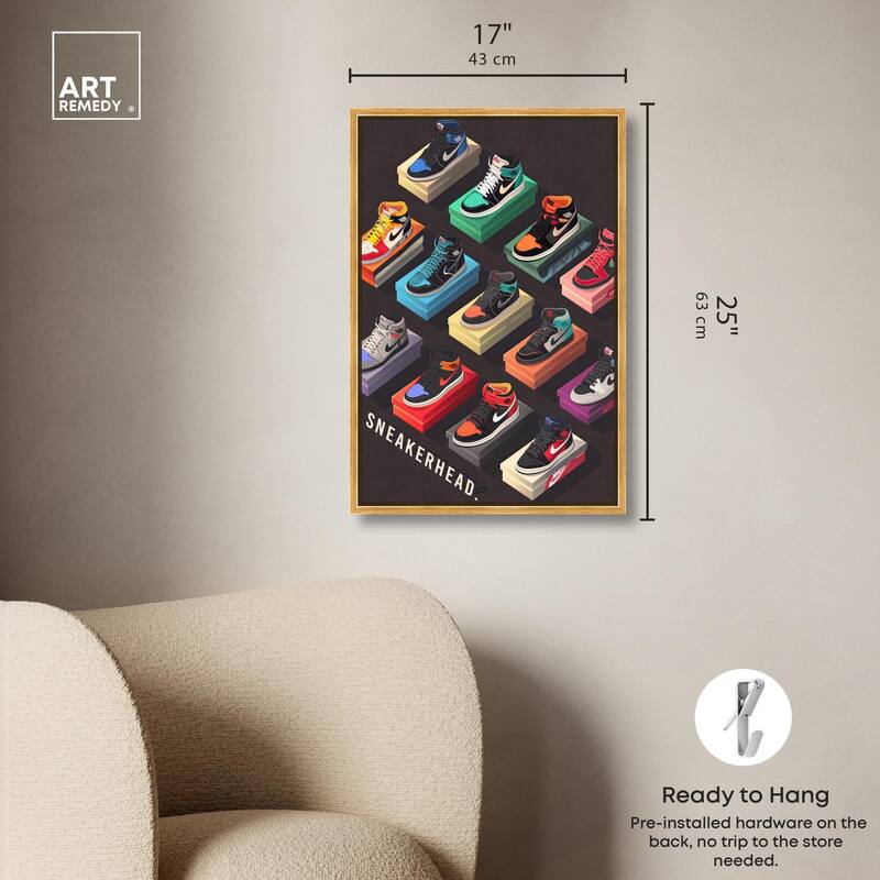Sneaker Collection Dreams Canvas by Art Remedy