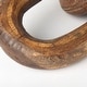 preview thumbnail 16 of 22, Tayla Large Black-Brown Wood Chain Link
