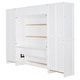 preview thumbnail 36 of 38, Queen Size Murphy Bed Wall Bed with Closet ,Drawers and Shelves