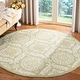 preview thumbnail 3 of 72, SAFAVIEH Handmade Chelsea Alannah French Country Wool Rug 3'  x  3' - Green/Beige - Runner/Round
