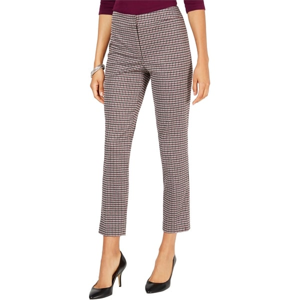 Nine West Womens Houndstooth Casual Trouser Pants. Opens flyout.