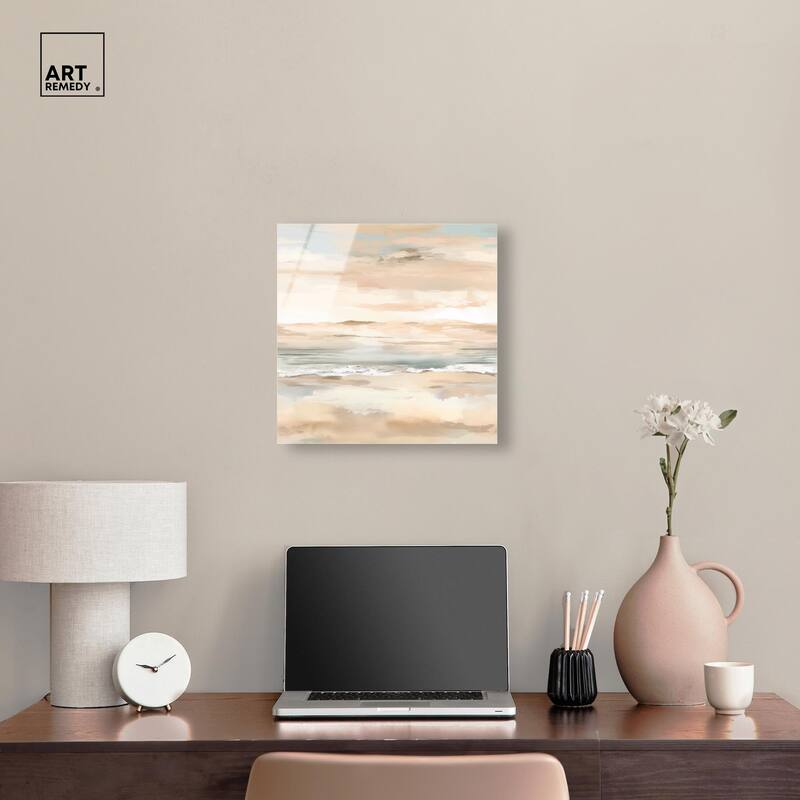 Roseate Skyfall II Acrylic by Art Remedy, Ready to Hang