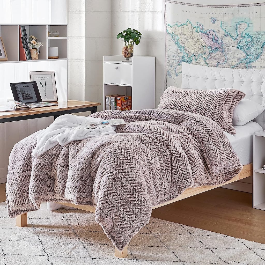 Cozy Peaks® - Coma Inducer® Oversized Comforter Set - Chevron Frosted Sierra