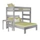 preview thumbnail 6 of 15, Max and Lily Farmhouse Twin over Full L Shaped Bunk Bed with Desk