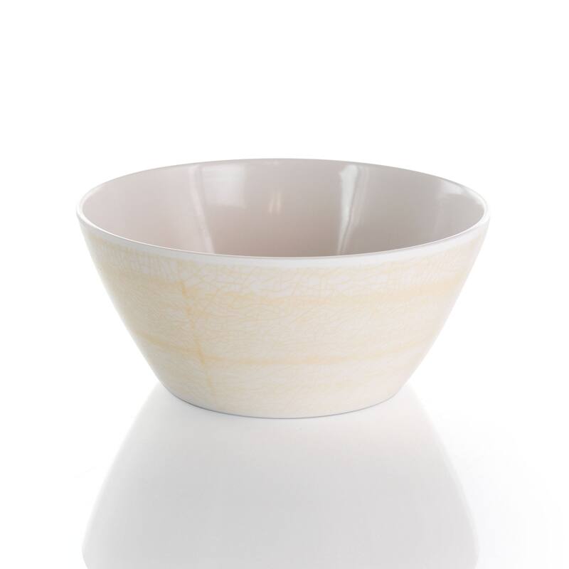 Elama Crafted Clay 12 pc Lightweight Melamine Dinnerware Set