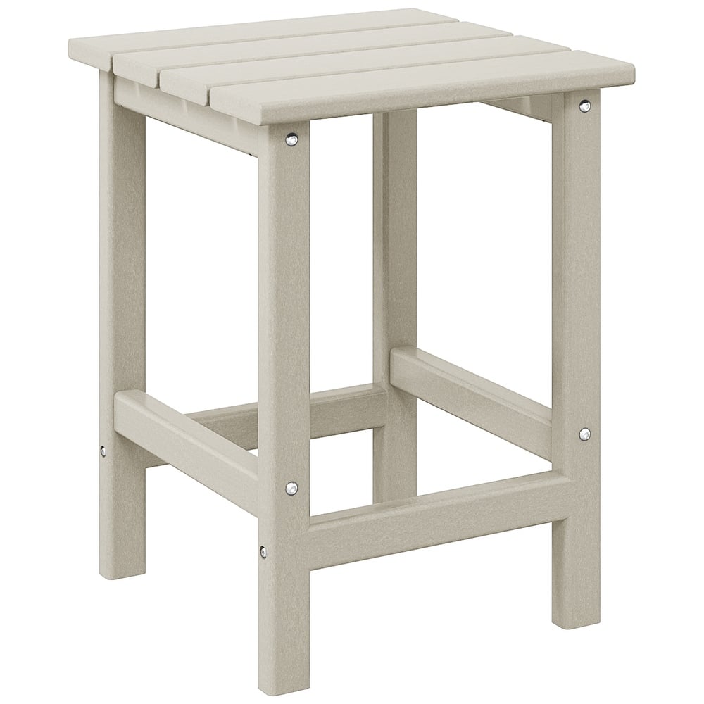 Laguna Hdpe All Weather Outdoor Patio Square Side Table