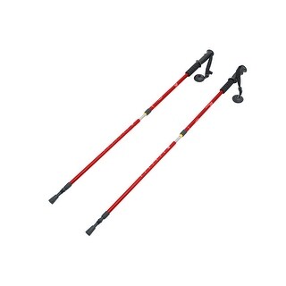 overextended trekking pole