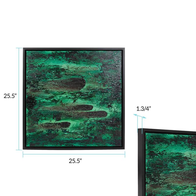 Comet Yellow Flare Hand Painted Original Art