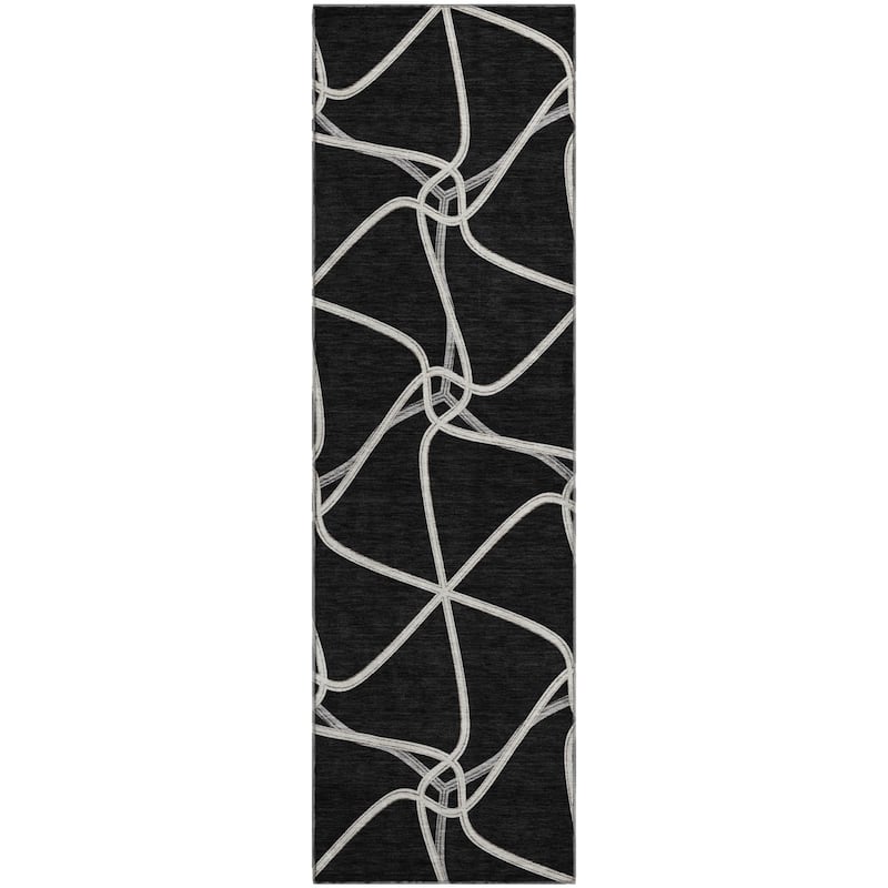 Premium Washable Super Soft Contemporary Geo Mayfield Rug