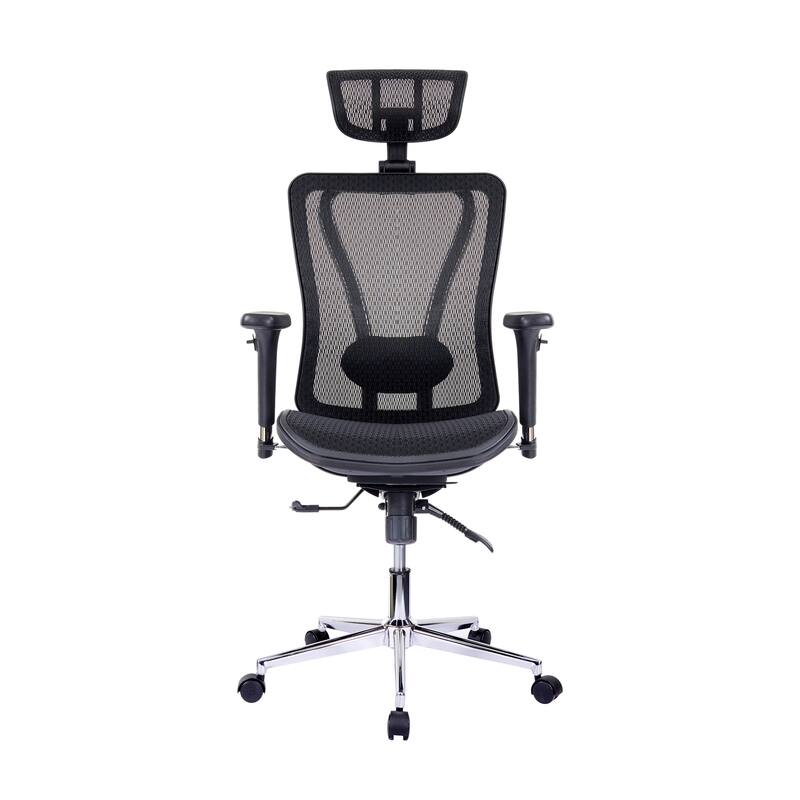 High Back Executive Mesh Office Chair with Arms, Headrest and Lumbar