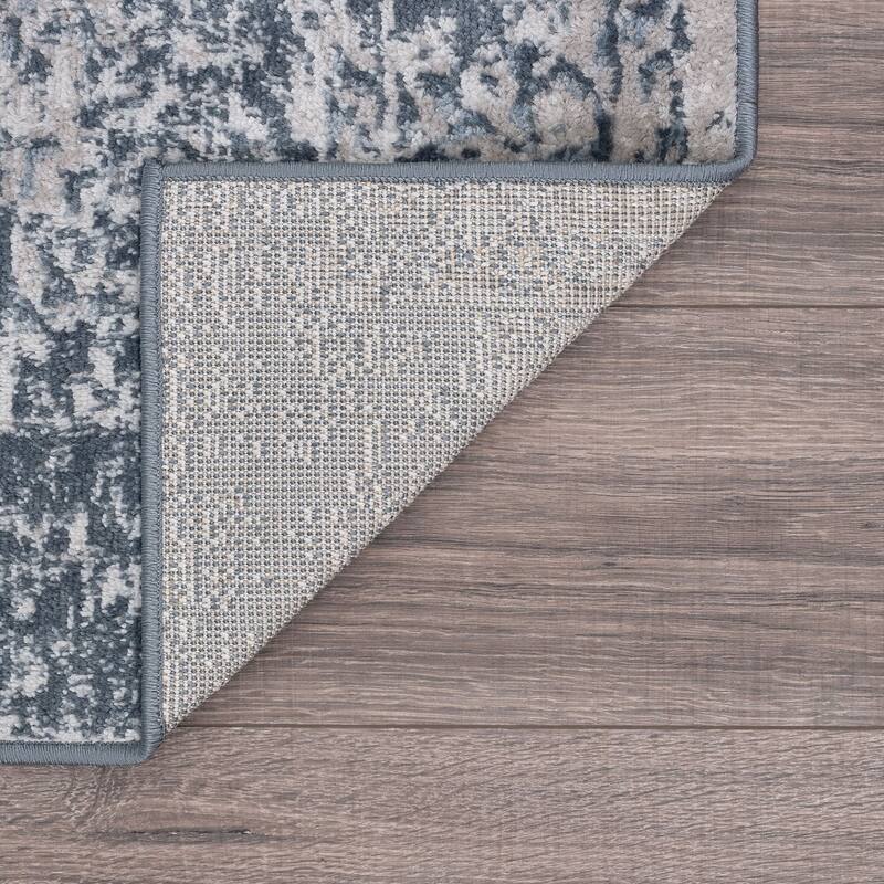 Linx Industrial Abstract Indoor Area Rug