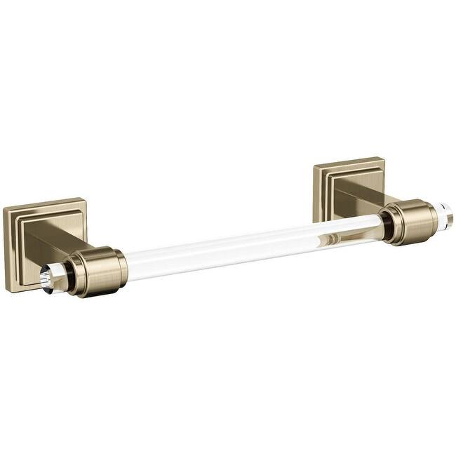 Amerock Glacio 8" Towel Bar - Golden Champagne