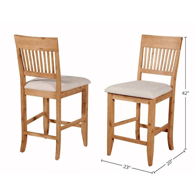 Alpine Aspen Pub Chairs (Set of 2) - Aspen Set of Pub Chairs