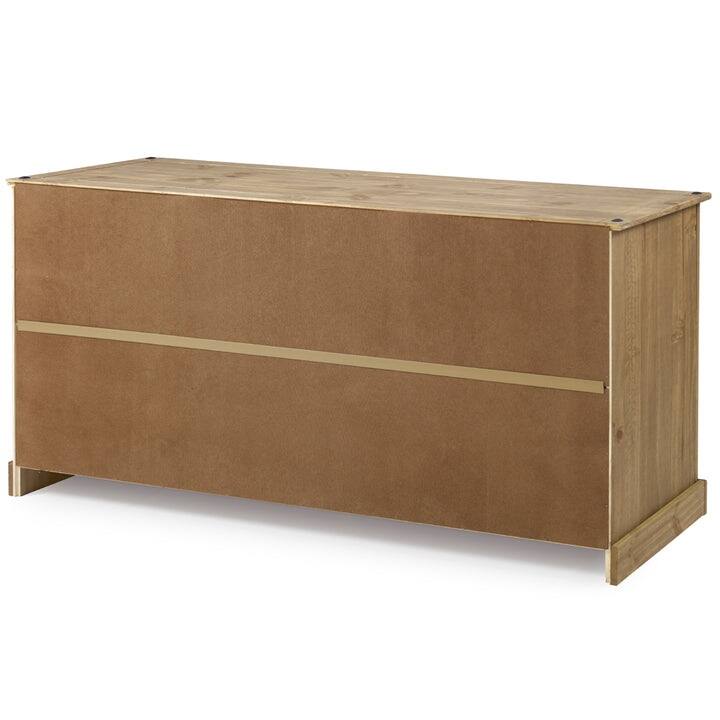 65" Wood Buffet Sideboard Farmhouse - Corona Collection | Furniture Dash