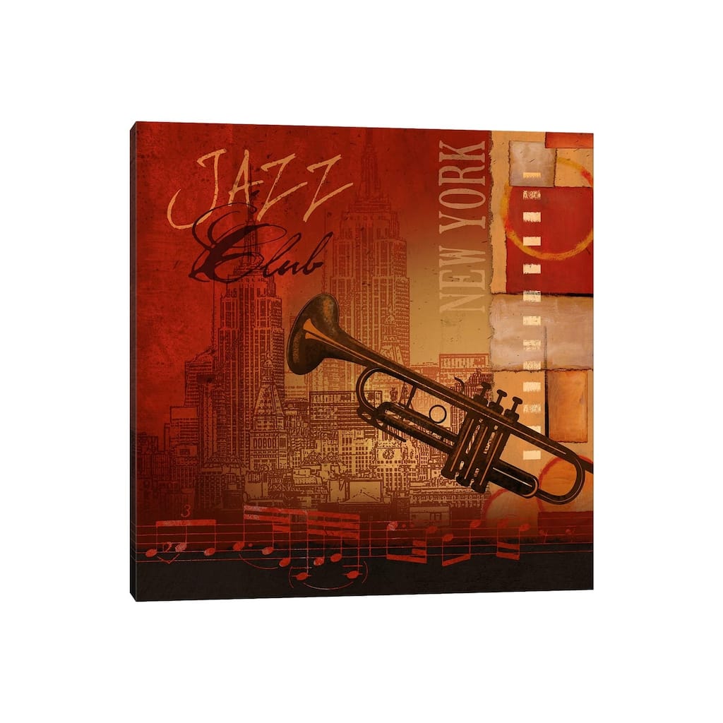 iCanvas "Jazz Club" by Conrad Knutsen Canvas Print