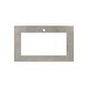 preview thumbnail 5 of 7, 36" NativeStone Concrete Vanity Top - Trough 3019 Sink Cutout (Top Only)