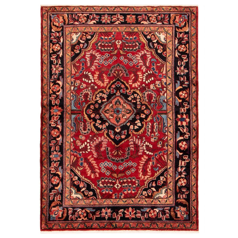 Anadol Red Rug 5'1" x 7'5" - 5'1 x 7'5 - Red - 5'1 x 7'5