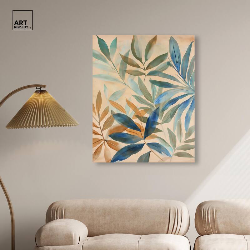 Leaf Labyrinth I Canvas by Art Remedy, Gallery Wrapped