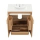 preview thumbnail 16 of 18, 30 Inch Bathroom Vanity with Sink Natural Wood Cabinet with Drawer