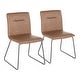 preview thumbnail 20 of 31, Carbon Loft Lyonne Industrial Dining Chair (Set of 2) - N/A