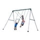 preview thumbnail 3 of 8, Backyard Discovery Big Brutus Galvanized Steel Swing Set, Belt Swings - 13'2" x 9'7"