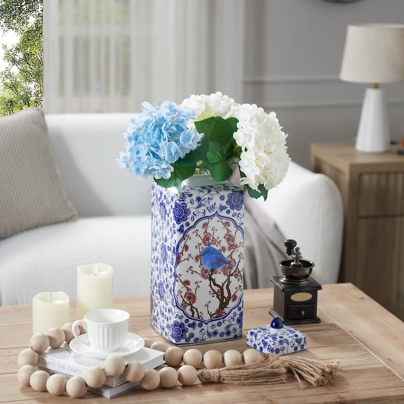 Acroma Handmade Ceramic Ginger Jar with Lid - 6.69*6.69*15.94