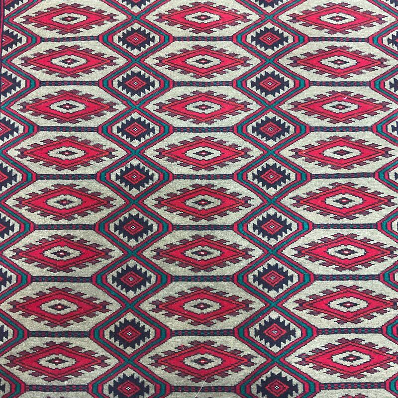 HERAT ORIENTAL Handmade Turkoman Wool Rug - 4'5" x 5'4"