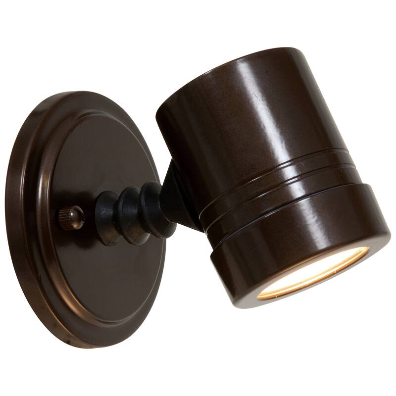 Access Lighting Myra Outdoor Adjustable Spotlight - Bronze Finish - Bulb Included - Bronze
