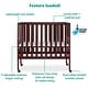 preview thumbnail 9 of 11, Dream On Me Jett Non-Full Size Folding Crib