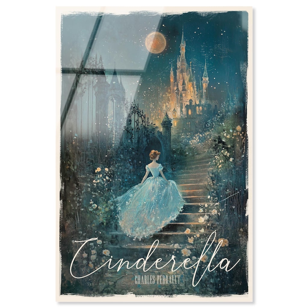 Classic Cinderella Acrylic by Art Remedy, Ready to Hang