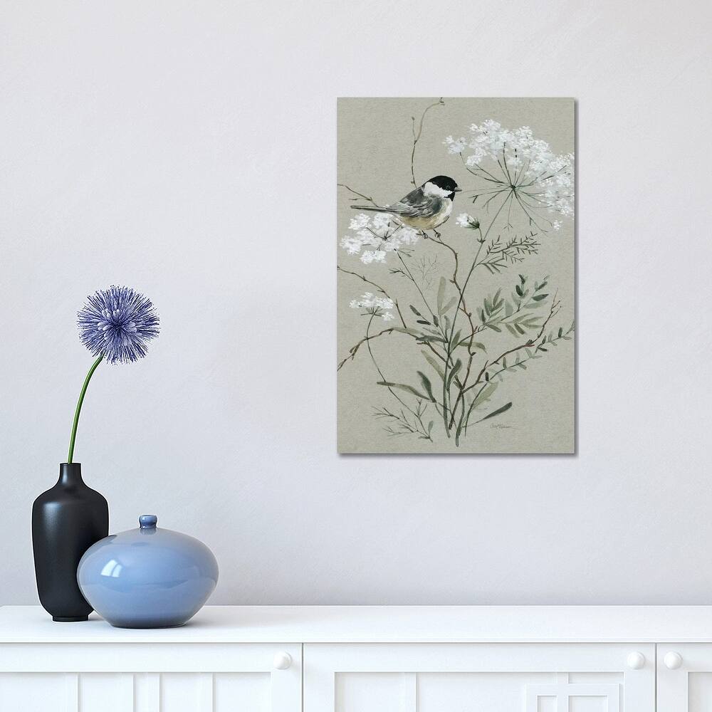 iCanvas "Bouquet of Grace Bird I" by Carol Robinson Canvas Print