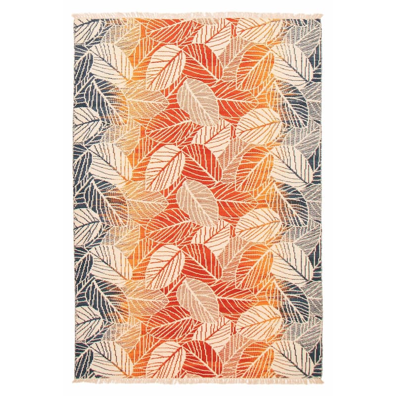 Ankara Red Kilim 5'3" x 8'0" - 5'3 x 8'0 - Red - 5'3 x 8'0