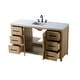 preview thumbnail 11 of 9, Elegant Lighting VF29560 Alina 60" Free Standing Single Basin Vanity