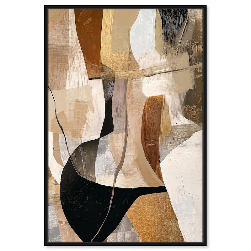 Tactile Depth I Canvas by Art Remedy - Black - 24" x 36"