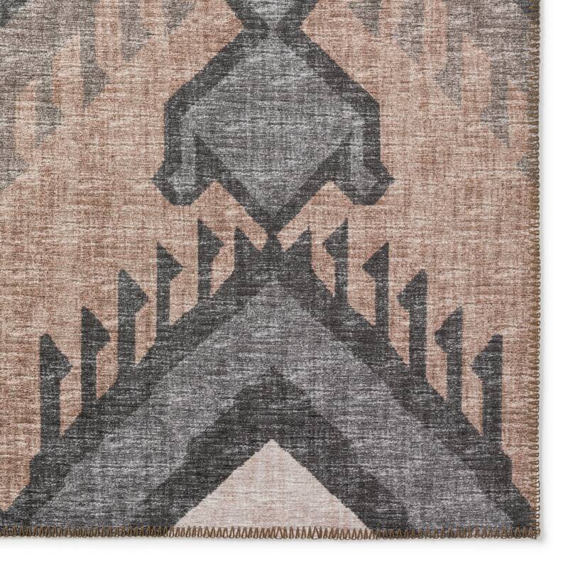 Indoor/ Outdoor Addison Yuma Southwest Ikat Washable Area Rug
