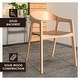 preview thumbnail 33 of 53, Rivo Mid-Century Modern Solid Oak Wood Accent Dining Chair with Open Back for Dining Room, Living Room and Kitchen