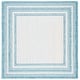 preview thumbnail 44 of 140, SAFAVIEH Courtyard Vickie Indoor/ Outdoor Waterproof Patio Backyard Rug 5'3" Square - Ivory/Aqua