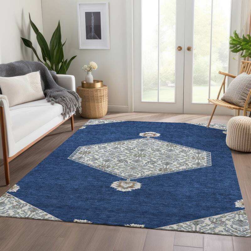 Premium Washable Super Soft Traditional Global Mayfield Rug