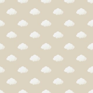 Galerie Wallcoverings Little Explorers 2 Clouds Non-woven Matte Wallpaper Roll