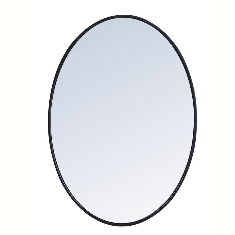 Carson Carrington Labbemala Metal Frame Oval Mirror